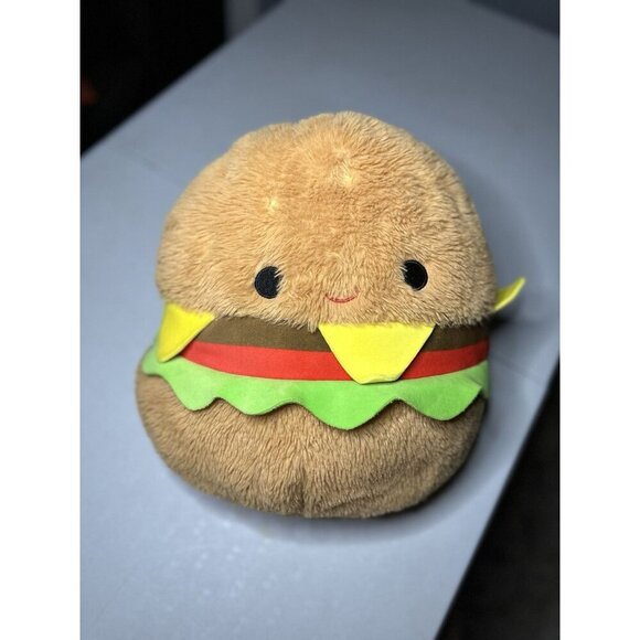 Squishmallows CARL The CHEESEBURGER 12" Fuzzamallow Plush, Fuzzy Cheeseburger - Picture 2 of 6